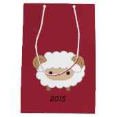 Jaar van de Schapenzak van 2015 Medium Cadeauzakje (Achterkant)