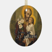 Jaar van de Sint Jezus Religieuze Paus Handtekenin Keramisch Ornament (Rechts)