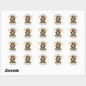 Jaar van de Slang 2013 Kwaliteiten Ronde Sticker (Vel)