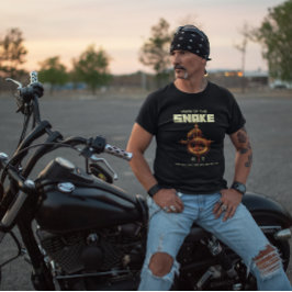 Jaar van de Slang 2025 蛇年 Curling Gouden Slang T-shirt