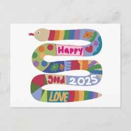 Jaar van de Slang 2025 Briefkaart