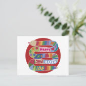 Jaar van de Slang 2025 Briefkaart (Staand voorkant)