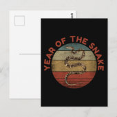 Jaar van de Slang 2025 Briefkaart (Voorkant / Achterkant)