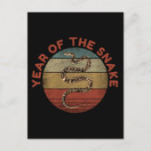 Jaar van de Slang 2025 Briefkaart (Voorkant)