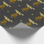 Jaar van de slang 2025 cadeaupapier (Hoek)