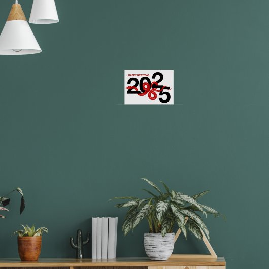 Jaar van de Slang 2025 Chinees Poster (Woonkamer 1)