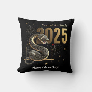 Jaar van de Slang 2025 Chinese Zodiac  Kussen