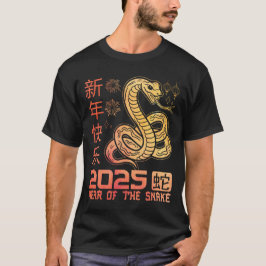 Jaar van de Slang 2025 - Chinese Zodiac Snake T-shirt