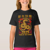 Jaar van de Slang 2025 - Chinese Zodiac Snake T-shirt (Voorkant)