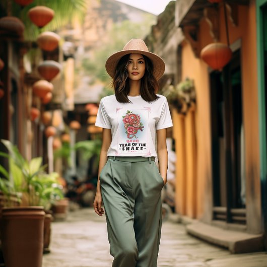 Jaar van de Slang 2025 Japanse 蛇年 T-shirt