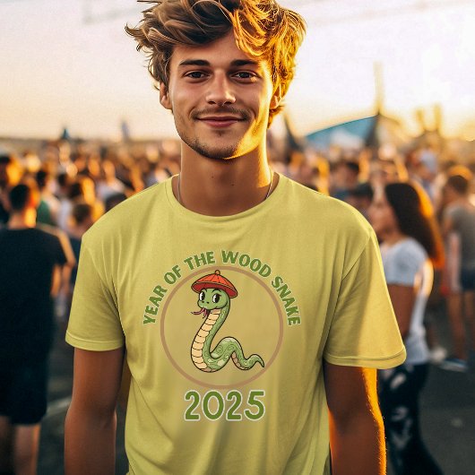 Jaar van de Slang 2025 Lunar Zodiac teken T-shirt