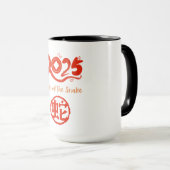 Jaar van de Slang 2025 Mok (Voorkant rechts)