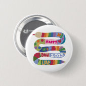 Jaar van de Slang 2025 Ronde Button 5,7 Cm (Voorkant /achterkant)