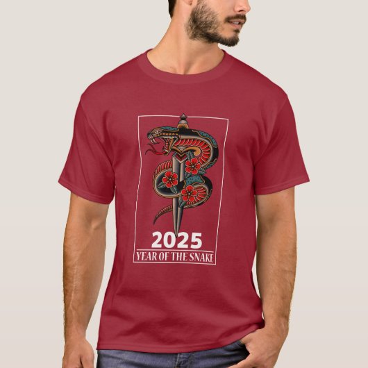 Jaar van de slang 2025 t-shirt (Voorkant)