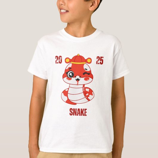 Jaar van de Slang 2025 T-shirt (Voorkant)