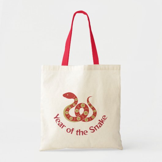 Jaar van de Slang 2025 Tote Bag (Voorkant)
