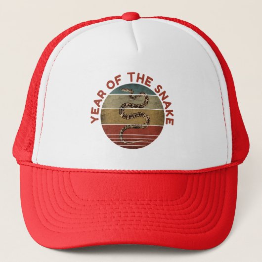 Jaar van de Slang 2025 Trucker Pet (Voorkant)