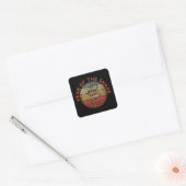 Jaar van de Slang 2025 Vierkante Sticker (Envelop)