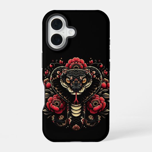 Jaar van de Slang 2025: Wijsheid, Transformatie iPhone 16 Hoesje (Achterkant)