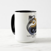 Jaar van de Slang 2025 Yin en Yang Mok (Voorkant links)