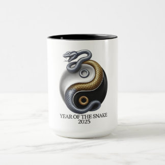 Jaar van de Slang 2025 Yin en Yang Mok