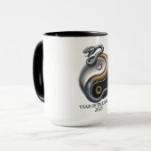 Jaar van de Slang 2025 Yin en Yang Mok (Voorkant links)