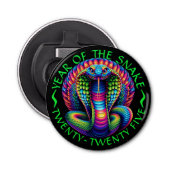 Jaar van de slang button flesopener (Voorkant)