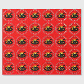 Jaar van de slang cadeaupapier (Vlak)