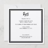 Jaar van de slang - Chinees nieuwjaar 2013 Kaart (Achterkant)