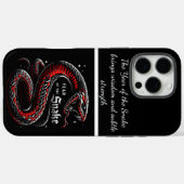 Jaar van de slang: Chinees Nieuwjaar 2025 Case-Mate iPhone Case (Achterkant (horizontaal))