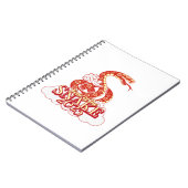 Jaar van de Slang Chinees Nieuwjaar 2025 Notitieboek (Linkerzijde)