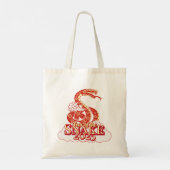 Jaar van de Slang Chinees Nieuwjaar 2025 Tote Bag (Achterkant)