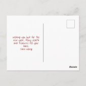 Jaar van de Slang Chinese Nieuwjaar Lantaarn Briefkaart (Achterkant)