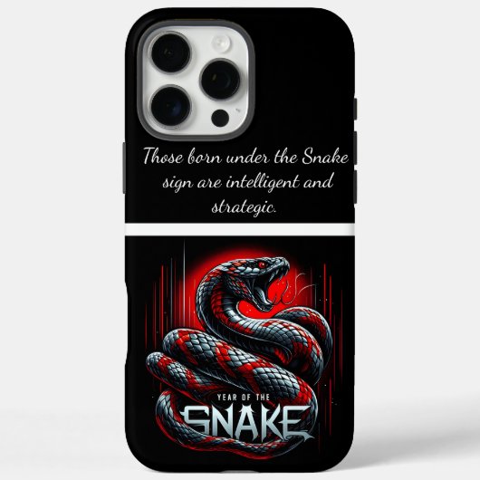 Jaar van de Slang in China 2025 Case-Mate iPhone Case (Achterkant)