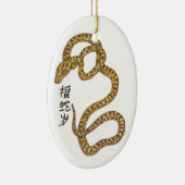 Jaar van de slang keramisch ornament (Rechts)