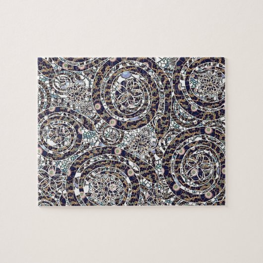 jaar van de slang legpuzzel (Horizontaal)