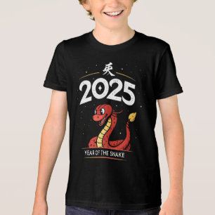 Jaar van de Slang Lunar Nieuwjaar Chinees Nieuwjaa Tri-Blend Shirt