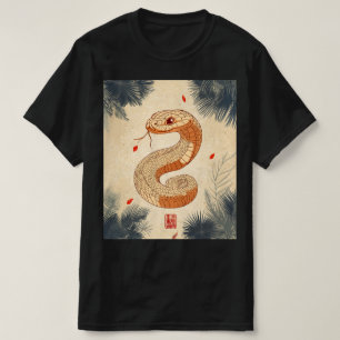 Jaar van de Slang Majestic Cobra Dubbel Geluk T-shirt