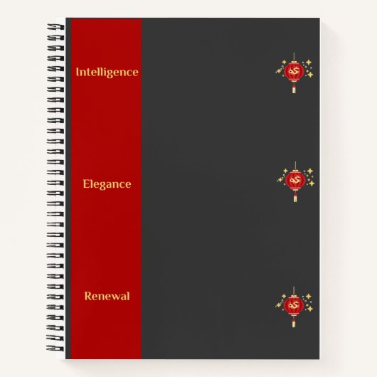 Jaar van de slang notitieboek (Voorkant)