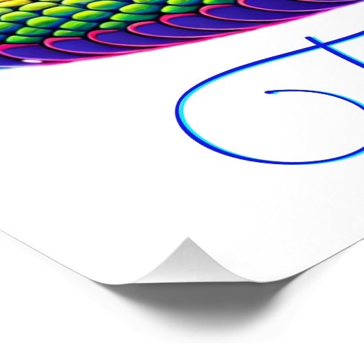 Jaar van de slang perfect poster (Hoek)