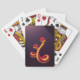 Jaar van de slang pokerkaarten