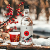 Jaar van de Slang Rood & Goud Shot Glas