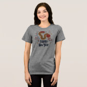 JAAR VAN DE SLANG Tri-Blend SHIRT (Voorkant volledig)