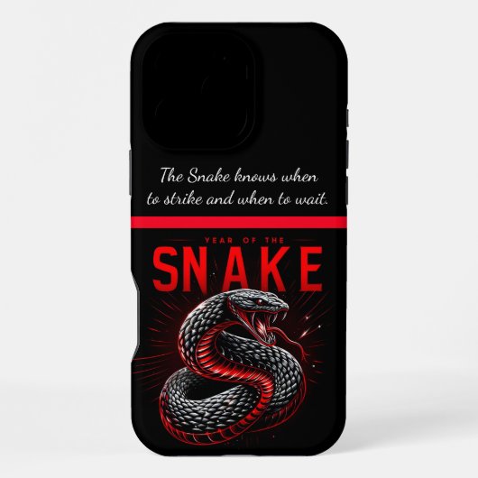 Jaar van de slang viering! iPhone hoesje (Achterkant)
