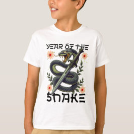 Jaar van de Slang Zodiac Chinees Nieuwjaar T-shirt