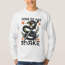 Jaar van de Slang Zodiac Chinees Nieuwjaar T-shirt