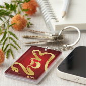 Jaar van de Snake 2013 - Chinees nieuwjaar Sleutelhanger (Voorkant Rechts)