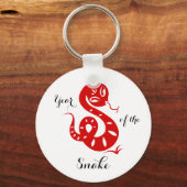 Jaar van de Snake Chinese Horoscope Magnets Sleutelhanger (Voorkant)