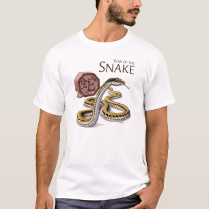 Jaar van de Snake Chinese Zodiac Art T-shirt