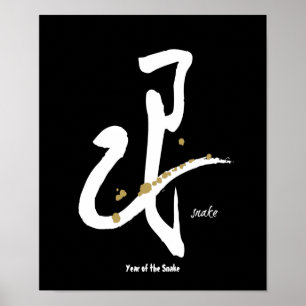 Jaar van de Snake - Chinese Zodiac Poster